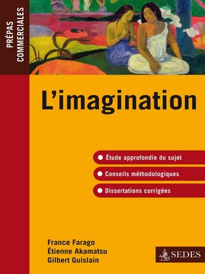 cover image of L'imagination -épreuve de culture générale 2010-2011